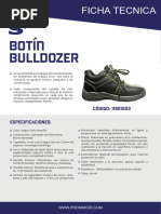 Botin Bulldozer Spro Ficha Tecnica