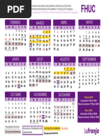 Modificación CALENDARIO FHUC 2024