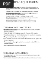 Chemical Equilibrium