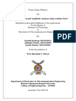 Final Report Frequency Spectrum and Amplitude Analyzer