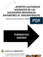 Sociedad, Aportes Culturales Y Tecnológicos de Las Sociedades Regionales Anteriores Al Tahuantinsuyo