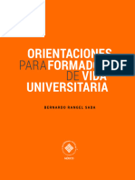 Orientaciones - Formadores de Vida Universitaria