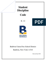 K.12 Student Discipline Code June 2018 v.1