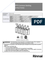 100000557-Polypropylene Common Venting Installation Instructions INSTALACION RINNAI GAS COMERCIA 199 BTU CONDENSACION CU199IP