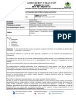 ESTELA Acta de Formación Con MUJERES GESTANTES Y LACTANTES