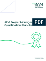 Apm Project Management Qualification Handbook