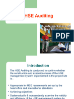 HSE Auditing HSE Professionlas