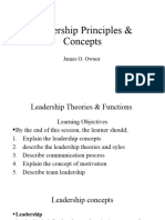 Leadership Principles & Concepts