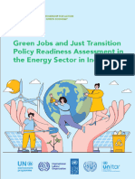 Green Jobs and Just Transition Policy Readiness Assessment in The Energy Sector in Indonesia