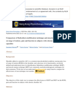 Comparison of Kaltenborn Mobilization Technique and Muscle Energy Technique On Range of Motion, Pain and Function in Subjects With Chronic Shoulder Adhesive Capsulitis - PMC