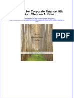 Full Download Test Bank For Corporate Finance, 9th Edition: Stephen A. Ross File PDF Free All Chapter