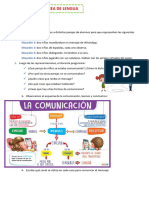 Actividdes de Lengua - Abril-Mayo