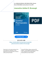 (PDF Download) Essential Pharmaceutics Ashlee D. Brunaugh Fulll Chapter