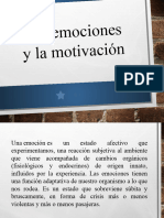 Emociones y Motivación