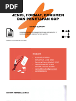 Jenis Format, Dokumen Dan Penetapan Sop