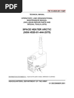 HDT SHA Space Heater Artic Manual