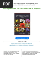 (PDF Download) Plant Systematics 3rd Edition Michael G. Simpson Fulll Chapter