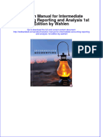 Full Download Solution Manual For Intermediate Accounting Reporting and Analysis 1st Edition by Wahlen File PDF Free All Chapter