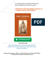 (Ebook PDF) First Peoples A Documentary Survey of American Indian History 5th Edition Download PDF