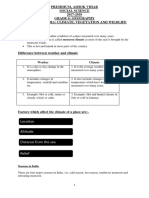 G6 India Climate Vegetation Wildlife Notes