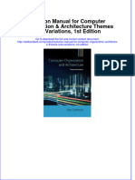 Full Download Solution Manual For Computer Organization &amp Architecture Themes and Variations, 1st Edition File PDF All Chapter On 2024