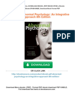 Get (Ebook PDF) Abnormal Psychology: An Integrative Approach 8th Edition Free All Chapters