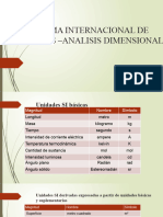 Sistema Internacional de Unidades - Analisis Dimensional