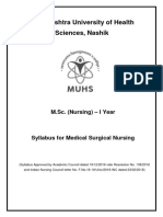 Medical Surgical Nursing I