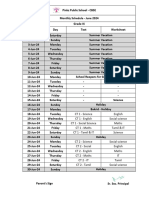 Remarks June Grade IX - (Student Copy)