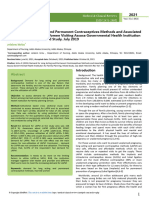 Demand For Long Acting and Permanent Contraceptives Methods and Associatedfactors Among Married Women Visiting Assosa Governmental