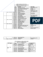 Jadwal Kegiatan Matsama