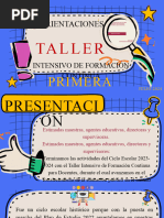 Prsentación Taller Intensivo Julio 2024