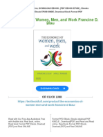 (FREE PDF Sample) The Economics of Women, Men, and Work Francine D. Blau Ebooks