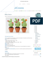 Mis PequiCosas - Baby Cactus