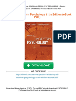 Get A History of Modern Psychology 11th Edition (Ebook PDF) Free All Chapters