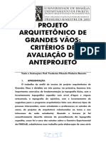 APOSTILA - EXPLICAÇÃO DA PLANILHA DE AVALIAÇÃO DO ANTEPROJETO DE PA4 - Versão de 5 de Julho de 2011