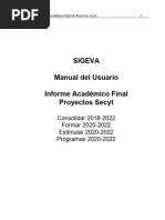 GUIA SIGEVA - Informe Académico de Proyectos Secyt 2020-2022 y 2018-2022