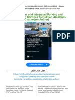 PDF Autonomous and Integrated Parking and Transportation Services 1st Edition Amalendu Chatterjee (Author) Download