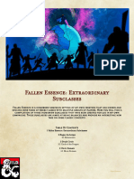 Fallen Essence Extraordinary Subclasses