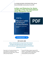 PDF Microwave Cavities and Detectors For Axion Research Proceedings of The 3rd International Workshop Gianpaolo Carosi Download