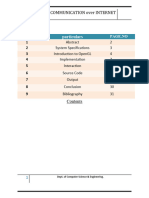 Free Data Communication OpenGL CG Mini Project Report