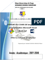 Syllabus Visual Basic - Net by Fiston OLENGA