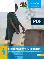 UNICEF Lesotho 2018 Child Poverty Report