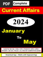 Current Affair Jan - May 2024