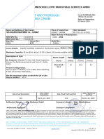 Certificate of Test and Thorough Examination of Mobile Crane