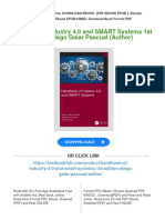 Handbook of Industry 4.0 and SMART Systems 1st Edition Diego Galar Pascual (Author) 2024 Scribd Download