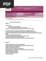 Ais 2021-2022 Gr-7 Sci Term 2 Revision