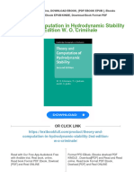 (FREE PDF Sample) Theory and Computation in Hydrodynamic Stability 2nd Edition W. O. Criminale Ebooks