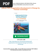 Get (Ebook PDF) Organization Development & Change by Thomas Cummings Free All Chapters