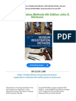 PDF Museum Registration Methods 6th Edition John E. Simmons Download